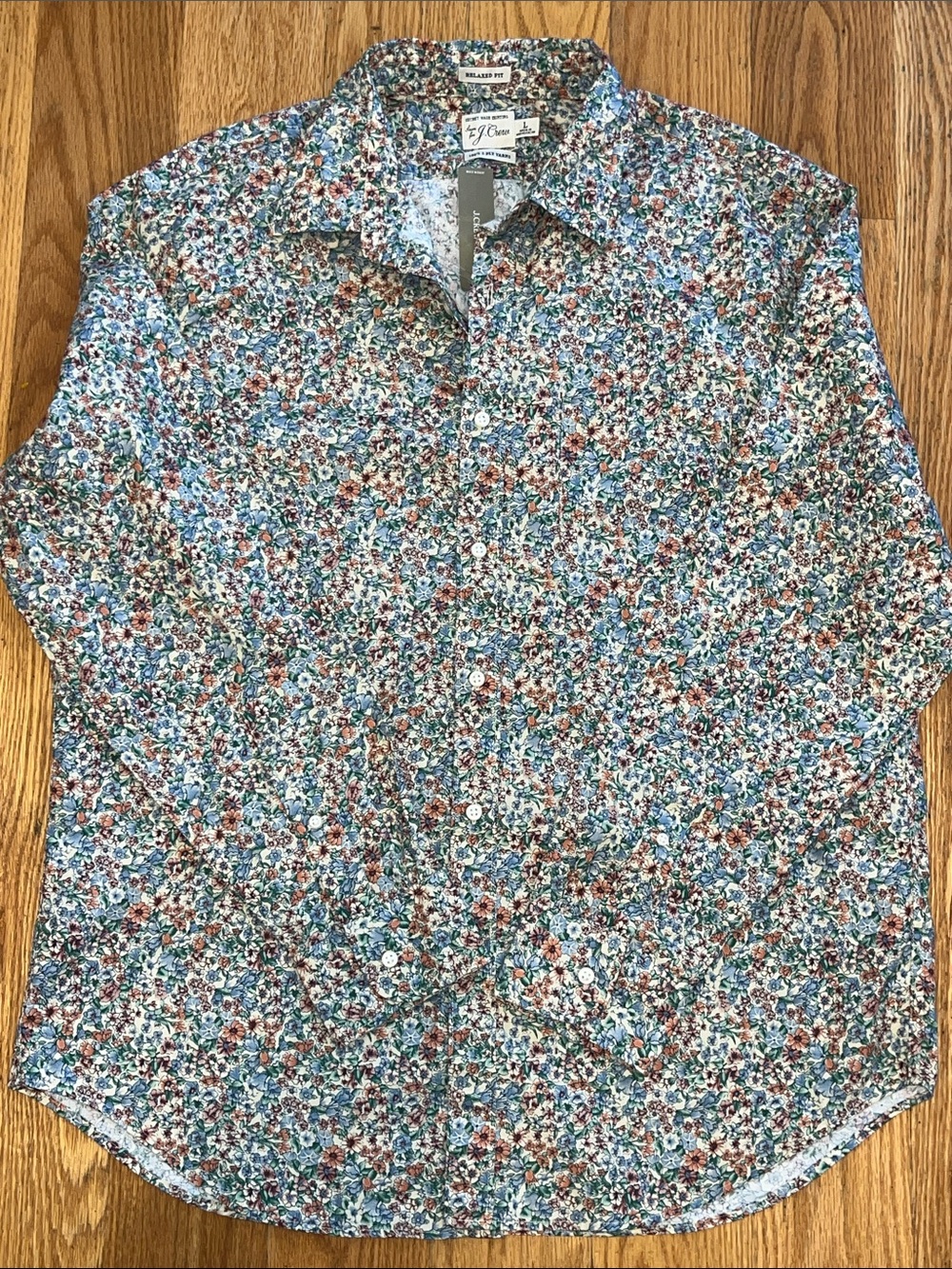 J. Crew Liberty London Print Button-down Shirt